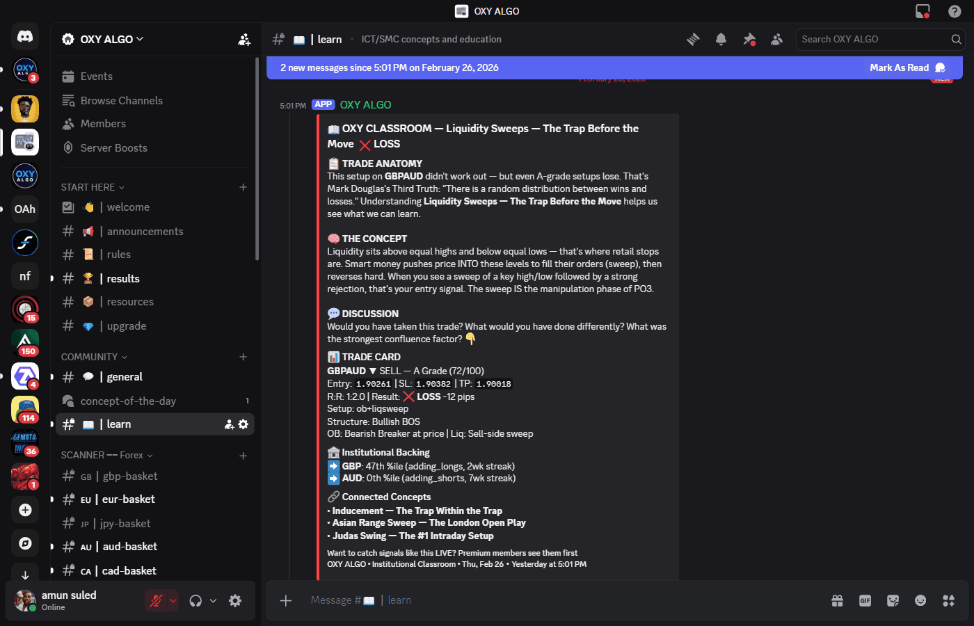 Discord Classroom — Learn