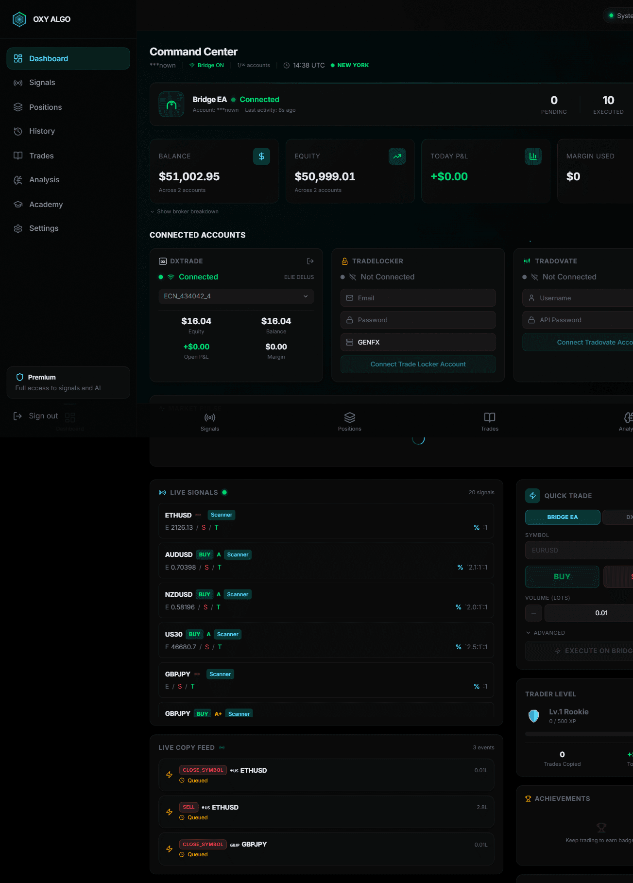 Command Center — Portal