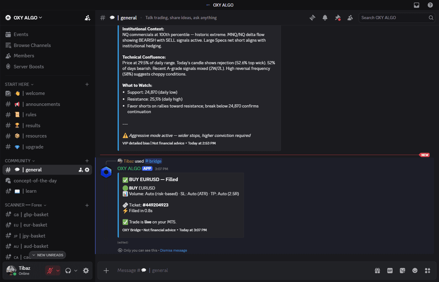 Trade Coach — Live Position Grading